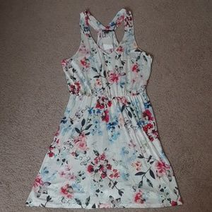 H&M Racerback Floral Summer Dress NWT